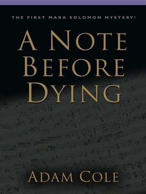 cover image of A Note Before Dying